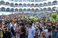 Mahanubhavudu Movie 2nd Song Launch at Vignan College